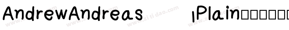AndrewAndreas Plain字体转换